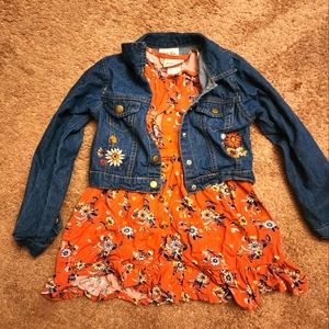 5T girls dress with matching jacket